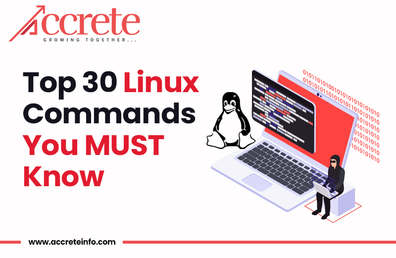 image for the blog "top 30 Linux Commands You Must Know"